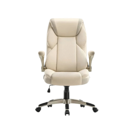 Galene Faux Leather Office Chair – Ergonomic Desk Chair with Adjustable Height